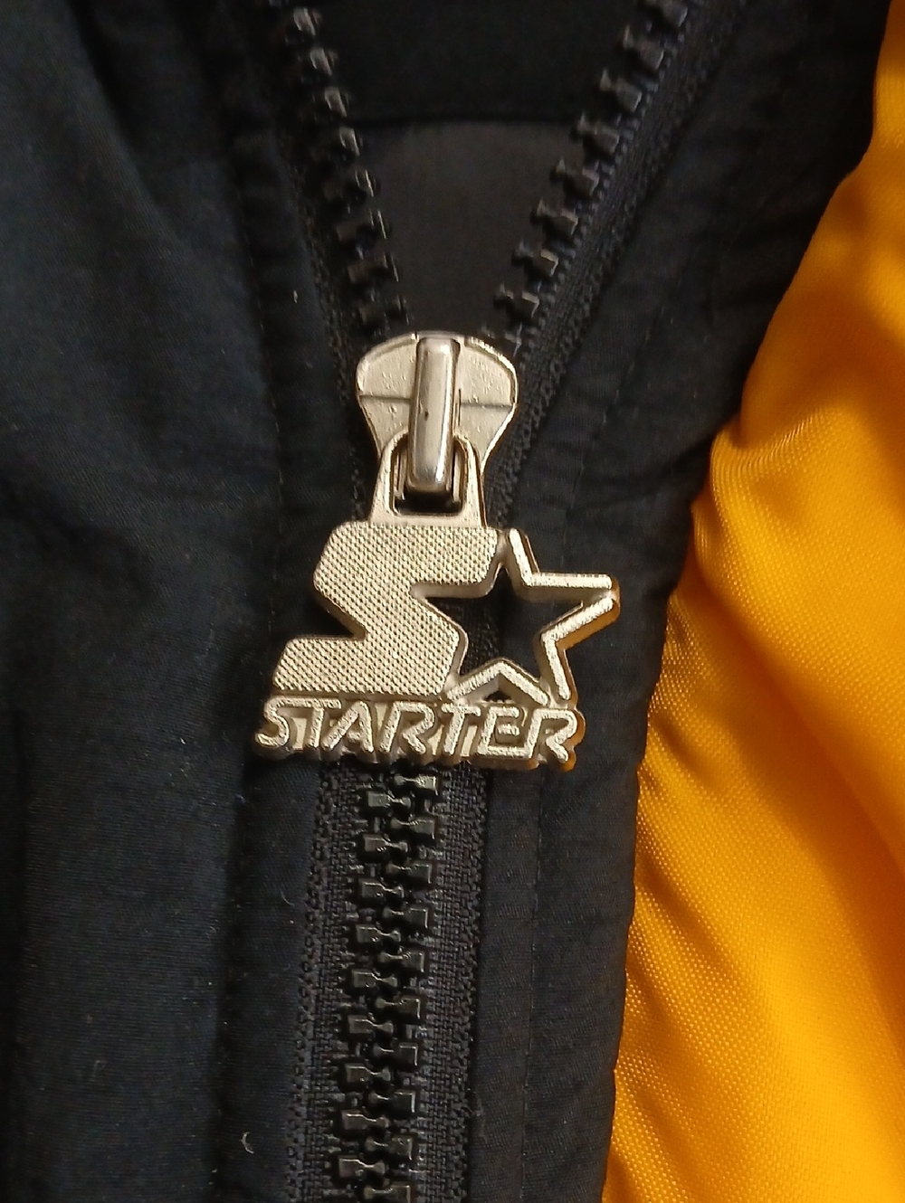 Vintage Pittsburgh Steelers Pro Line Starter Jacket-Mens XXL-Detachable Hood - Picture 6 of 12
